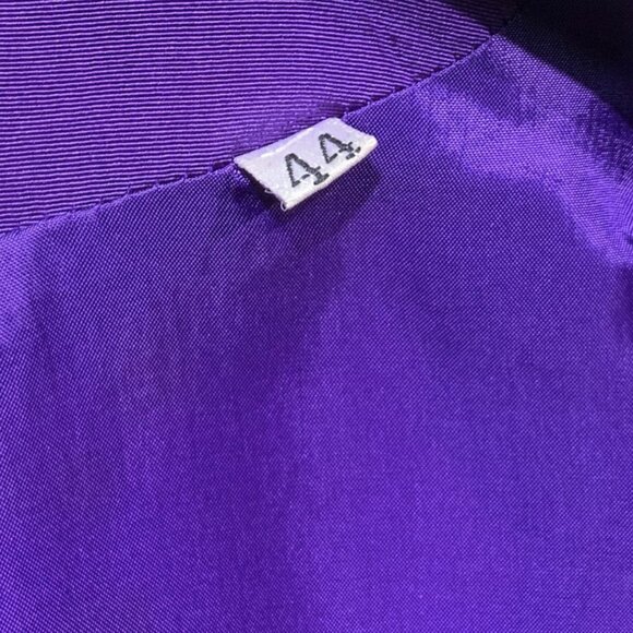 Gianni Versace Vintage Purple Multi-Prints Cropped Jacket - Picture 10 of 10